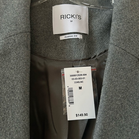Ricki's Elegant Gray Blazer - Picture 3 of 8